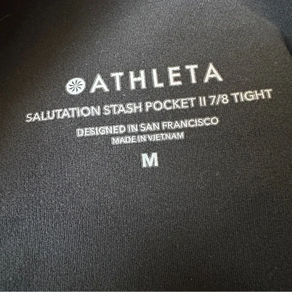 Athleta Salutation Stash Pocket II Tight Size M - Picture 5 of 11